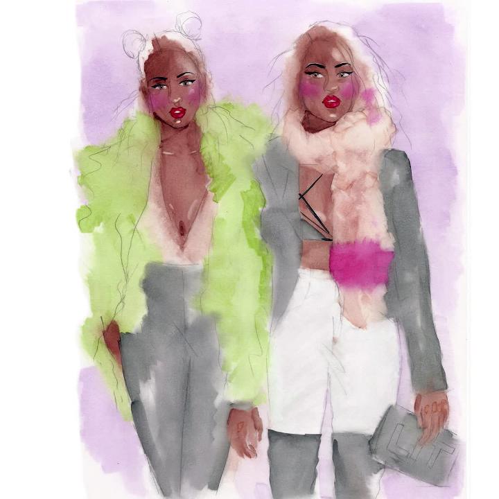 New Series Alert! -- Black Girls Draw, See How This Illustrator Is Celebrating Black Women Through Art
